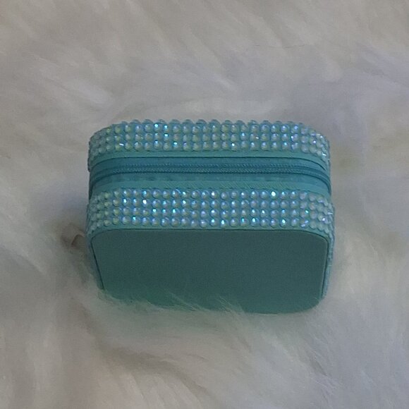 Tiffany Blue Jewelry Box, Girls' First Jewelry Box, Small Jewelry Box, Unique - Picture 7 of 7